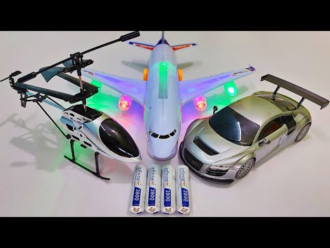 3D Lights Airplane A380 and 3.5 Channel Helicopter | helicopter | Airbus A38O | Remote Car | rc car
