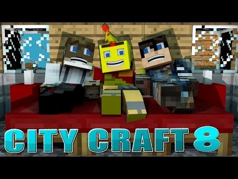 Insane Minecraft City Craft with Threesomes & Magic!