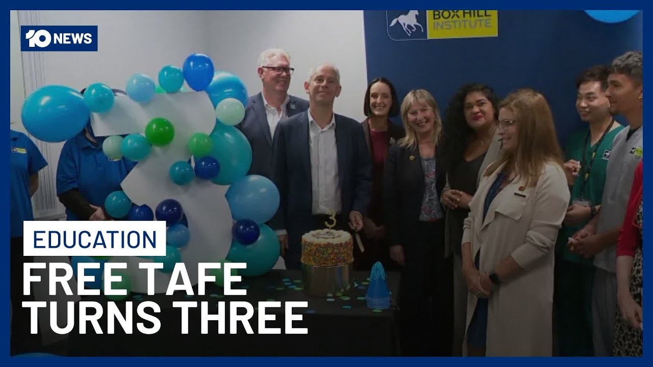 Free TAFE Turns Three As Australians Return To Study For New Careers | 10 News