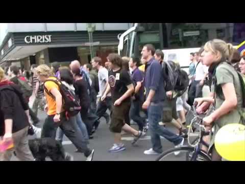 Bildungsstreik an der TU am Montag, 15.06.09