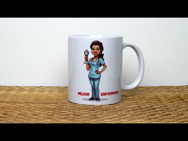 Vídeo relacionado con MUGFFINS regalo médico | Taza enfermera con frase Vocación y corazón la mejor combinación en Español 330 Ml/11 oz | Idea original para sanitarios, doctores y cuidadores | sanitarios v1