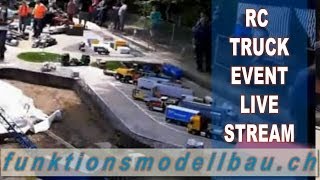 preview picture of video 'RC TRUCK EVENT - LIVE STREAM - MINI TRUCKER LYSS SWTZERLAND,May 2014'