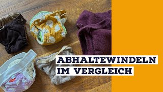 Abhaltewindeln im Vergleich - Popolini, Finiwinis, Waldfrau-Windelfrei-Unikate & MataOrigin