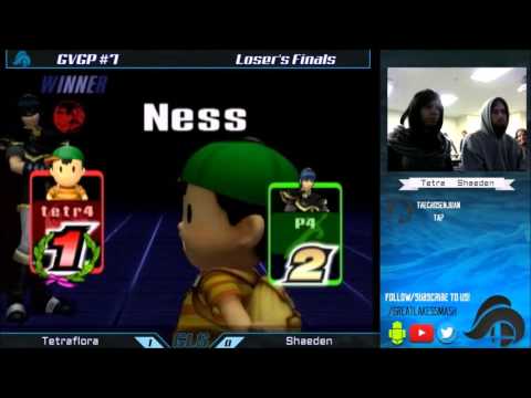 GVGP 7 Project M Losers Finals - Tetraflora (Ness) vs. Shaeden (Marth)