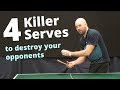 4 killer serves to destroy your opponents (with Craig Bryant) 4 killer serves to destroy your opponents (with Craig Bryant)