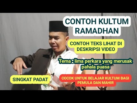 <p>CONTOH TEKS KULTUM RAMADHAN 1443 H<br />
TEMA : 5 PERKARA YANG MERUSAK PAHALA PUASA<br />
Oleh Admin Chanel Youtube Olah Rasa Olah Kata</p>
<p>السَّلَامُ عَلَيْكُمْ وَ رَحْمَةُ اللهِ وَبَرَكَاتُهُ</p>
<p>الْحَمْدُ للهِ وَكَفَى، وَالصَّلاَةُ وَالسَّلاَمُ عَلىَ النَّبِي الْـمُصْطَفَى، وَعَلىَ آلِهِ وَصَحْبِهِ وَمَنِ اهْتَدَى، أَمَّا بَعْدُ</p>
<p>فَقَالَ اللهُ تَعَالَى فِى الْقُرْآنِ الْكَرِيْمِ، بِسْمِ اللهِ الرَّحْمنِ الرَّحِيْمِ ، </p>
<p>يَا أَيُّهَا الَّذِينَ آمَنُوا كُتِبَ عَلَيْكُمُ الصِّيَامُ كَمَا كُتِبَ عَلَى الَّذِينَ مِنْ قَبْلِكُمْ لَعَلَّكُمْ تَتَّقُونَ. صَدَقَ اللهُ العَظِيْمُ وَصَدَقَ رَسُوْلُهُ النَّبِي الكَرِيمِ و نَحنُ عَلَى ذَالكَ مِنَ الشَّهِدِينَ وَالشَّكِرِيْنَ وَ الْحَمْدُ للهِ رَبِّ العَالَمِيْنَ.</p>
<p>Bapak Ibu yang berbahagia, yang pertama marilah kita bersyukur kepada Allah karena pada malam hari ini, kita masih diberikan kesehatan, kekuatan, nikmat iman dan nikmat Islam, sehingga mampu melangkahkan kaki mengayunkan tangan menggerakkan badan hadir di Masjid Nurul hidayah ini semoga berkumpulnya kita di sini menjadi isyaroh bahwa kita akan berkumpul di surganya Allah aamiin ya robbal alamin...</p>
<p>Yang kedua shalawat beriring kan salam mari kita hadiahkan kepada nabi pemimpin umat, kepada nabi pemberi syafaat, beliau Nabi Muhammad Shallallahu Alaihi Wasallam. Semoga kita semua yang hadir di sini mendapatkan syafa'atnya di yaumil akhir nanti, aamiin Allahumma aamiin... aamiin ya robbal alamin..</p>
<p>Bapak ibu yang insya Allah dirahmati oleh Allah subhanahu wa ta'ala</p>
<p>Pada kesempatan ini insyaallah sedikit kami akan berbagi tentang 5 perkara yang merusak pahala puasa.</p>
<p>Jadi bapak ibu ada perkara yang membatalkan ibadah puasa ada pula perkara yang membatalkan pahala puasa jadi perkara ini tidak kemudian membatalkan puasa tapi hanya sekadar merusak pahalanya seakan-akan ia tidak berpuasa.</p>
<p>5 lima perkara ini dijelaskan dalam sebuah hadis</p>
<p>خَمْسٌ يُفْـطِرْنَ الصَّائِمَ: الْكَـذِبُ، وَالْغِيْبَةُ، وَالنَّمِيْمَةُ، وَالنَّظْرُ بِشَهْوَةٍ، وَالْيَمِيْنُ الْكَـاذِبٍُ</p>
<p>Dari hadits ini dapat kita pahami bahwa ada lima perkara yang akan membatalkan pahala puasa kita</p>
<p>Yang pertama الْكَذِبُ berbohong, berbohong itu pak mengatakan suatu keadaan tidak sesuai dengan keadaan yang sebenarnya. Sekarang ini Bapak ibu, berbohong itu tidak hanya sekedar dengan lisan kita, tidak sekadar dengan lidah kita, tapi kita bisa berbohong sekadar dengan jari kita, betul tak pak? bahkan dengan jari kita ni kita bukan hanya sekadar bisa berbohong tapi bahkan bisa menyebarkan kebohongan, ada hp ada kuota ada bahan untuk berbohong ha selesai lah tu, dengan modal itu jangan kan bohongi tetangga, jangankan bohongi satu kampung, bohongi satu negara pun bisa. maka zaman sekarang ini hati-hati Pak, kalau kita dapat informasi kita teliti dulu informasi tersebut, benar atau tidak, valid atau tidak. kalau sudah jelas kebenarannya barulah kemudian boleh kita sampaikan atau kita teruskan kepada orang lain. Mari bulan ramadhan ini kita jadikan momentum untuk intropeksi pernahkah kita berbohong atau menyebarkan kebohongan, jika pernah maka mari kita evalusia kita berbenah diri, jangan sampai dibulan mulia ini kita masih tetap berbohong. </p>
<p>Yang kedua الغِيْبَةُ (menggunjing)</p>
<p>Bapak ibu yang berbahagia, gibah ini penyakit, kalau kita sudah terlanjur suka menggibah akan sangat sulit bagi kita untuk lepas darinya, kadang kita memang bukan bukan orang yang menyampaikan ghibah tapi orang yang mendengarkan ghibah. keduanya sama saja bapak ibu, kadang kita ingin membuat orang tertawa dengan ghibah, ingin membuat orang penasaran dengan ghibah, ingin membuat bahan pembicaraan dengan ghibah, memang ghibah ini menarik tapi azabnya juga menarik bapak ibu. termasuk orang yang bangkrut di akhirat nanti adalah orang yang suka ghibah, kenapa pengghibah dikatakan orang yang bangkrut, orang yang suka ghibah sekalupiun dia merasa sering ke masjid, dia merasa sering membayar zakat, dia sering membantu sesama. Bisa saja dimasukkan ke dalam neraka. karena pahala nya ditransfer kepada orang yang dia ghibah dan kemudian karena pahalanya sudah habis gantian dosa orang yang dia ghibah ditransfer kepada dirinya, semoga kita dijauhkan dari sifat ini, aamiin allahumma aamiin..</p>
<p>Contoh Kultum Ramadhan<br />
Oleh Admin Olah Rasa Olah Kata<br />
1. Meningkatkan Iman di bulan ramadhan<br />
youtu.be/zaWwyMCVefg<br />
2. Lima Perkara yang merusak pahala puasa<br />
youtu.be/EuXKx99lxog<br />
3. Hikmah Ruhiyah Puasa Ramadhan<br />
youtu.be/h3lWAyeLbVs<br />
4. Meraih Ampunan pada bulan Ramadhan<br />
youtu.be/cNDkuF9DXuc<br />
5. Kebahagiaan bagi orang yang berpuasa<br />
youtu.be/7RAndHsPsq8<br />
6. Keutamaan Sholat Tarawih<br />
youtu.be/ZlKuFVRhFhU</p>
<p>untuk mendapatkan teks format PDF per tema biaya 10rb, paket 6 tema 30rb.<br />
transfer ke rek Rek BRI 363801025721530<br />
AN *Akhmad Nurmasduki*<br />
konfirmasi dgn menunjukkan bukti transfer ke WhatsApp kami: api.whatsapp.com/send?phone=6282139230296<br />
atau cukup sekedar share video yg diminta teksnya ke medsos dan kirim bukti screenshotnya.<br />
File akan kami kirim via WA</p>
<p>CONTOH TEKS KULTUM RAMADHAN 1443 H<br />
TEMA : 5 PERKARA YANG MERUSAK PAHALA PUASA<br />
Oleh Admin Chanel Youtube Olah Rasa Olah Kata</p>
<p>السَّلَامُ عَلَيْكُمْ وَ رَحْمَةُ اللهِ وَبَرَكَاتُهُ</p>
<p>الْحَمْدُ للهِ وَكَفَى، وَالصَّلاَةُ وَالسَّلاَمُ عَلىَ النَّبِي الْـمُصْطَفَى، وَعَلىَ آلِهِ وَصَحْبِهِ وَمَنِ اهْتَدَى، أَمَّا بَعْدُ</p>
<p>فَقَالَ اللهُ تَعَالَى فِى الْقُرْآنِ الْكَرِيْمِ، بِسْمِ اللهِ الرَّحْمنِ الرَّحِيْمِ ، </p>
<p>يَا أَيُّهَا الَّذِينَ آمَنُوا كُتِبَ عَلَيْكُمُ الصِّيَامُ كَمَا كُتِبَ عَلَى الَّذِينَ مِنْ قَبْلِكُمْ لَعَلَّكُمْ تَتَّقُونَ. صَدَقَ اللهُ العَظِيْمُ وَصَدَقَ رَسُوْلُهُ النَّبِي الكَرِيمِ و نَحنُ عَلَى ذَالكَ مِنَ الشَّهِدِينَ وَالشَّكِرِيْنَ وَ الْحَمْدُ للهِ رَبِّ العَالَمِيْنَ.</p>
<p>Bapak Ibu yang berbahagia, yang pertama marilah kita bersyukur kepada Allah karena pada malam hari ini, kita masih diberikan kesehatan, kekuatan, nikmat iman dan nikmat Islam, sehingga mampu melangkahkan kaki mengayunkan tangan menggerakkan badan hadir di Masjid Nurul hidayah ini semoga berkumpulnya kita di sini menjadi isyaroh bahwa kita akan berkumpul di surganya Allah aamiin ya robbal alamin...</p>
<p>Yang kedua shalawat beriring kan salam mari kita hadiahkan kepada nabi pemimpin umat, kepada nabi pemberi syafaat, beliau Nabi Muhammad Shallallahu Alaihi Wasallam. Semoga kita semua yang hadir di sini mendapatkan syafa'atnya di yaumil akhir nanti, aamiin Allahumma aamiin... aamiin ya robbal alamin..</p>
<p>Bapak ibu yang insya Allah dirahmati oleh Allah subhanahu wa ta'ala</p>
<p>Pada kesempatan ini insyaallah sedikit kami akan berbagi tentang 5 perkara yang merusak pahala puasa.</p>
<p>Jadi bapak ibu ada perkara yang membatalkan ibadah puasa ada pula perkara yang membatalkan pahala puasa jadi perkara ini tidak kemudian membatalkan puasa tapi hanya sekadar merusak pahalanya seakan-akan ia tidak berpuasa.</p>
<p>5 lima perkara ini dijelaskan dalam sebuah hadis</p>
<p>خَمْسٌ يُفْـطِرْنَ الصَّائِمَ: الْكَـذِبُ، وَالْغِيْبَةُ، وَالنَّمِيْمَةُ، وَالنَّظْرُ بِشَهْوَةٍ، وَالْيَمِيْنُ الْكَـاذِبٍُ</p>
<p>Dari hadits ini dapat kita pahami bahwa ada lima perkara yang akan membatalkan pahala puasa kita</p>
<p>Yang pertama الْكَذِبُ berbohong, berbohong itu pak mengatakan suatu keadaan tidak sesuai dengan keadaan yang sebenarnya. Sekarang ini Bapak ibu, berbohong itu tidak hanya sekedar dengan lisan kita, tidak sekadar dengan lidah kita, tapi kita bisa berbohong sekadar dengan jari kita, betul tak pak? bahkan dengan jari kita ni kita bukan hanya sekadar bisa berbohong tapi bahkan bisa menyebarkan kebohongan, ada hp ada kuota ada bahan untuk berbohong ha selesai lah tu, dengan modal itu jangan kan bohongi tetangga, jangankan bohongi satu kampung, bohongi satu negara pun bisa. maka zaman sekarang ini hati-hati Pak, kalau kita dapat informasi kita teliti dulu informasi tersebut, benar atau tidak, valid atau tidak. kalau sudah jelas kebenarannya barulah kemudian boleh kita sampaikan atau kita teruskan kepada orang lain. Mari bulan ramadhan ini kita jadikan momentum untuk intropeksi pernahkah kita berbohong atau menyebarkan kebohongan, jika pernah maka mari kita evalusia kita berbenah diri, jangan sampai dibulan mulia ini kita masih tetap berbohong. </p>
<p>Yang kedua الغِيْبَةُ (menggunjing)</p>
<p>Bapak ibu yang berbahagia, gibah ini penyakit, kalau kita sudah terlanjur suka menggibah akan sangat sulit bagi kita untuk lepas darinya, kadang kita memang bukan bukan orang yang menyampaikan ghibah tapi orang yang mendengarkan ghibah. keduanya sama saja bapak ibu, kadang kita ingin membuat orang tertawa dengan ghibah, ingin membuat orang penasaran dengan ghibah, ingin membuat bahan pembicaraan dengan ghibah, memang ghibah ini menarik tapi azabnya juga menarik bapak ibu. termasuk orang yang bangkrut di akhirat nanti adalah orang yang suka ghibah, kenapa pengghibah dikatakan orang yang bangkrut, orang yang suka ghibah sekalupiun dia merasa sering ke masjid, dia merasa sering membayar zakat, dia sering membantu sesama. Bisa saja dimasukkan ke dalam neraka. karena pahala nya ditransfer kepada orang yang dia ghibah dan kemudian karena pahalanya sudah habis gantian dosa orang yang dia ghibah ditransfer kepada dirinya, semoga kita dijauhkan dari sifat ini, aamiin allahumma aamiin..</p>
<p>Contoh Kultum Ramadhan<br />
Oleh Admin Olah Rasa Olah Kata<br />
1. Meningkatkan Iman di bulan ramadhan<br />
youtu.be/zaWwyMCVefg<br />
2. Lima Perkara yang merusak pahala puasa<br />
youtu.be/EuXKx99lxog<br />
3. Hikmah Ruhiyah Puasa Ramadhan<br />
youtu.be/h3lWAyeLbVs<br />
4. Meraih Ampunan pada bulan Ramadhan<br />
youtu.be/cNDkuF9DXuc<br />
5. Kebahagiaan bagi orang yang berpuasa<br />
youtu.be/7RAndHsPsq8<br />
6. Keutamaan Sholat Tarawih<br />
youtu.be/ZlKuFVRhFhU</p>
<p>untuk mendapatkan teks format PDF per tema biaya 10rb, paket 6 tema 30rb.<br />
transfer ke rek Rek BRI 363801025721530<br />
AN *Akhmad Nurmasduki*<br />
konfirmasi dgn menunjukkan bukti transfer ke WhatsApp kami: api.whatsapp.com/send?phone=6282139230296<br />
atau cukup sekedar share video yg diminta teksnya ke medsos dan kirim bukti screenshotnya.<br />
File akan kami kirim via WA</p>