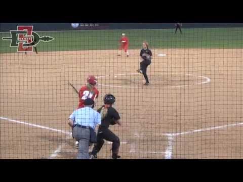 SDSU SOFTBALL: AZTECS 4, NEW MEXICO 1 - 3/28/13