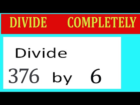 376 Divided By 60