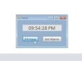 Digital Alarm Clock in Visual C# 
