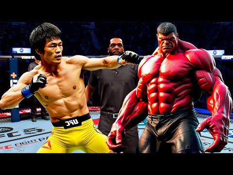 PRIME Bruce Lee vs. Red Hulk | EA Sports UFC 4