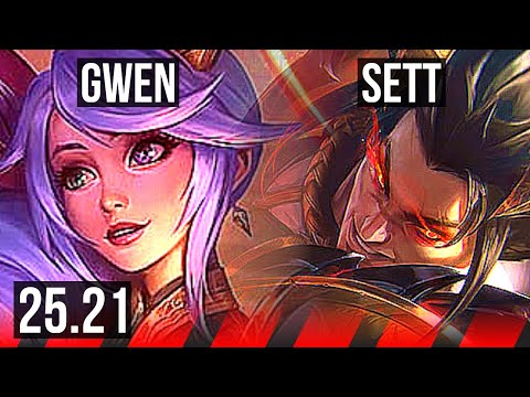 GWEN vs SETT (TOP) | Dominating | EUW Master | 25.21