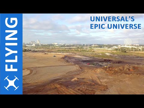 Flying over Universal's Epic Universe!