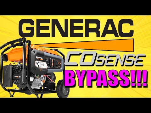 Generac GP8000E COsense Bypass guide - Fix it - Make it run again