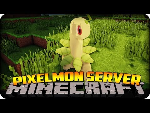 Minecraft Mods - Pixelmon - Region 2 Let's Play - Episode #2 'IT'S BAYLEEF' !