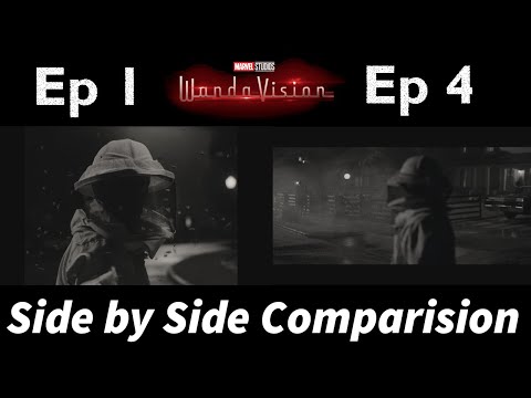 WandaVision 1x02 & 1x04 | Beekeeper Scene Side by Side Comparison | Marvel Scenes