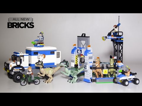 Vidéo LEGO Jurassic World 75920 : L'évasion du Vélociraptor