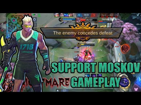 I NEVER THOUGHT THAT MOSKOV IS A GOOD SUPPORT TOO 🤣 | MLBB