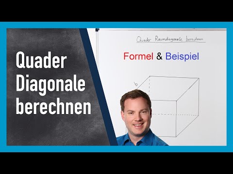Calculate the diagonal of a cuboid (space diagonal)