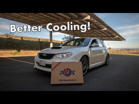 Installing a CSF Radiator in my 2013 Subaru WRX STI!