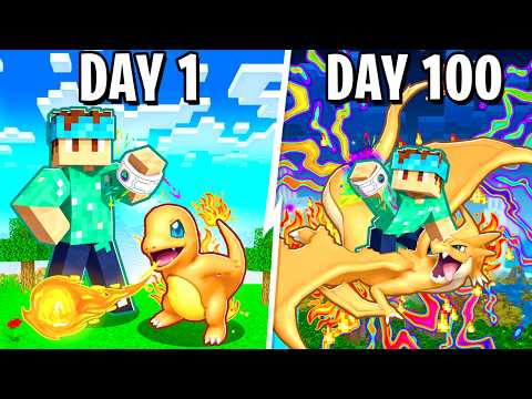 100 Days in Mega Pokemon ONLY Pixelmon!