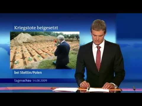Beisetzung der Toten von Marienburg bei Stettin (Tagesschau 14.08.2009)