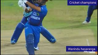 Wanindu hasaranga got 4 wickets 2nd odi with Afgha