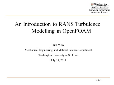 Una introducci髇 al modelado de turbulencia RANS en OpenFOAM