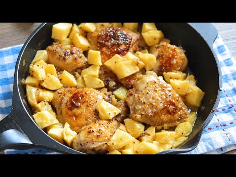 Pollo con miel y mostaza. Receta sencilla y espectacular