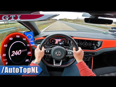 VW Polo GTI 2.0 TSI TOP SPEED on AUTOBAHN [NO SPEED LIMIT] by AutoTopNL