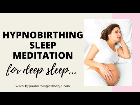 HYPNOBIRTHING SLEEP MEDITATION- Guided meditation for pregnancy sleep- Bedtime pregnancy meditation