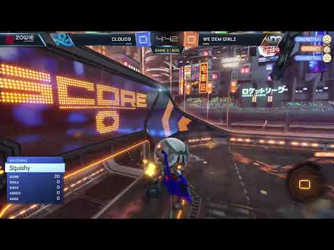 SQUISHY INSANE FLIP RESET GOAL VS WE DEM GIRLZ (RLCS S6)