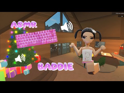 PLAYING MM2 AS A BADDIE *Keyboard ASMR*