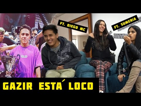 GAZIR CAMPEÓN DE FMS INTERNACIONAL | GAZIR vs TIRPA Reacción Ft. Sumeria, DiegoMc y Juanitofreestyle