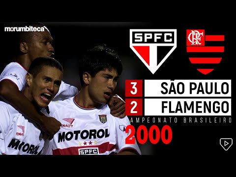 São Paulo 3x2 Flamengo - 2000 - O JOVEM IMPERADOR FAZ 2, MAS A VIRADA VEM COM UM GOLAÇO DE LETRA!🔥