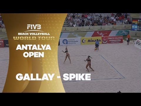 Lightning spike from Gallay - Antalya Open