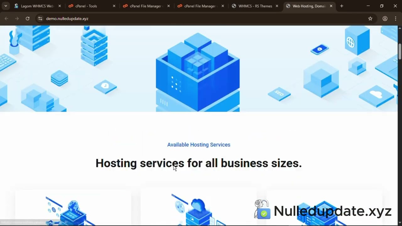 How To Install Lagom Theme WHMCS Website Builder | Nulled Update | Lifetime  Setup | Extension | CMS