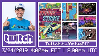 3/24/2019 WORLD PREMIERE of new Commodore Amiga game Bridge Strike! Also, Wolfchild & Lionheart