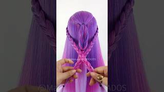 Easy hairstyle for girls 🎀 #braids #beauty #hair #viral #hairstyles