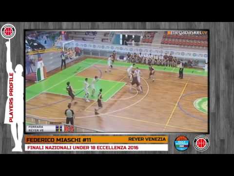 Players Profile: FEDERICO MIASCHI - FINALI NAZIONALI U18