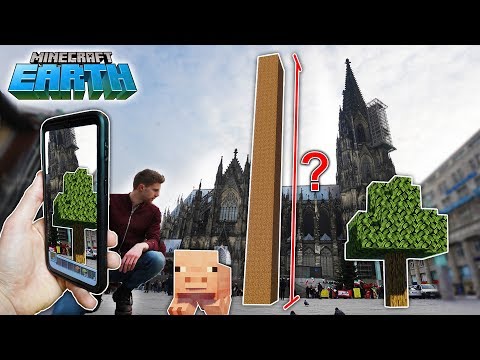 Minecraft EARTH - How high can you build?  |  experiment