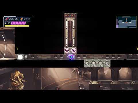 Metroid Dread: Tricky shinespark puzzle in Ferenia (Alternate method)
