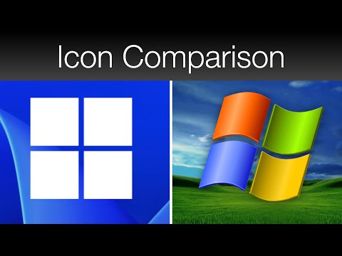 Windows 11 vs Windows XP Icons!