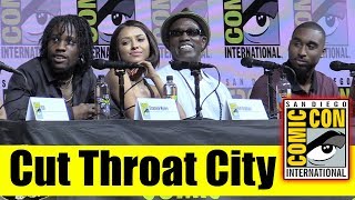 CUT THROAT CITY | Comic Con 2018 Full Panel (RZA, Wesley Snipes, Shameik Moore, Kat Graham) video