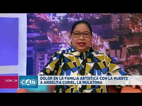 “Angelita Curiel, ‘La Mulatona,’ passes away; grief for art and culture”