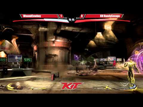 Injustice @ KIT15 - WoundCowboy (Sinestro) vs KH RandySavage (Batgirl) [720p/60fps]
