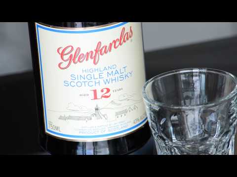 Glenfarclas Whisky:  A Shot Of Glenfarclas Scotch Whisky in HD