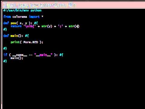 Learn Python colorama 09 Cursor Position - Mind Luster
