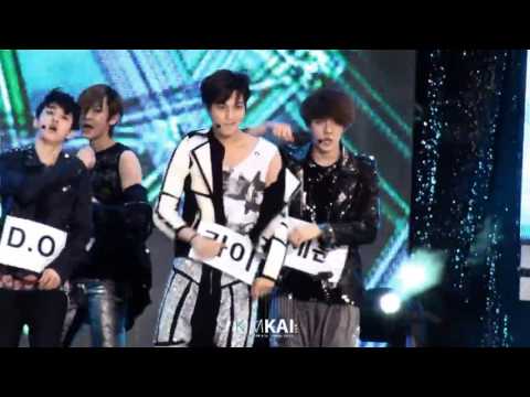 120511 - 2012 Dream Concert Rehearsal - MAMA (kai full ver.) Derek MeSimms
