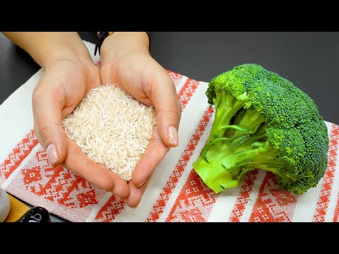 I make broccoli and rice like this every weekend! A delicious broccoli casserole recipe!