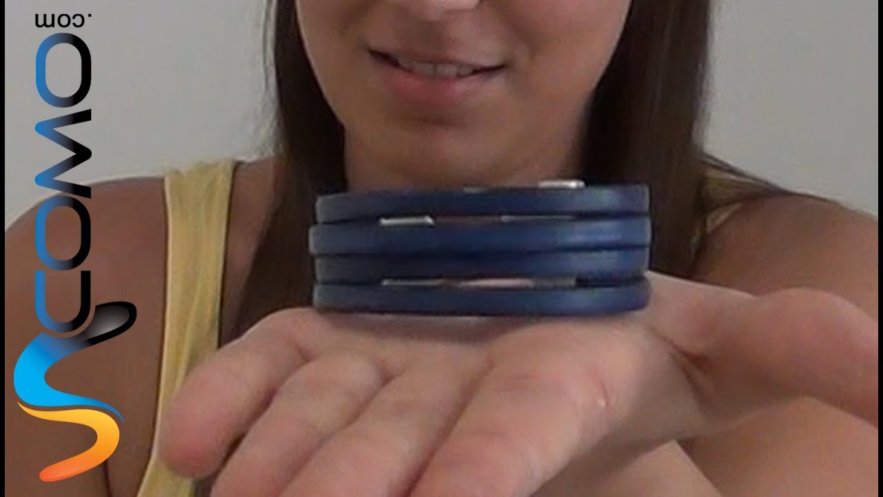 Pulsera de cuero con 4 tiras para mujer